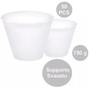 Set 50 supporti svasati per uova di pasqua fazzoletto da 750 g, di 145 mm x 87 mm h 115 mm