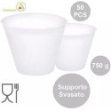 Set 50 supporti svasati per uova di pasqua fazzoletto da 750 g, di 145 mm x 87 mm h 115 mm