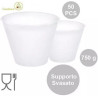 Set 50 supporti svasati per uova di pasqua fazzoletto da 750 g, di 145 mm x 87 mm h 115 mm Set 50 supporti svasati per uova di pasqua fazzoletto da 750 g, di 145 mm x 87 mm h 115 mm