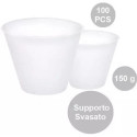 100 Supporti svasati per uova di pasqua fazzoletto da 150 g, di 76 mm x 46 mm h 67 mm