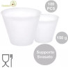 100 Supporti svasati per uova di pasqua fazzoletto da 150 g, di 76 mm x 46 mm h 67 mm 100 Supporti svasati per uova di pasqua fazzoletto da 150 g, di 76 mm x 46 mm h 67 mm