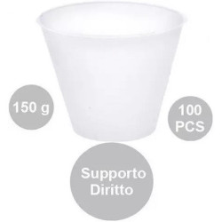 Supporti Dritti per Uovo di Pasqua Fazzoletto (150g) – Base in Plastica di Alta Qualità (100 Pz)