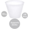 100 Supporti diritti per ovetti di pasqua fazzoletto da 150 g, in plastica trasparente, misura 80 mm x 47 mm h 61 mm 100 Supporti diritti per ovetti di pasqua fazzoletto da 150 g, in plastica trasparente, misura 80 mm x 47 mm h 61 mm
