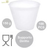 100 Supporti diritti per ovetti di pasqua fazzoletto da 150 g, in plastica trasparente, misura 80 mm x 47 mm h 61 mm 100 Supporti diritti per ovetti di pasqua fazzoletto da 150 g, in plastica trasparente, misura 80 mm x 47 mm h 61 mm