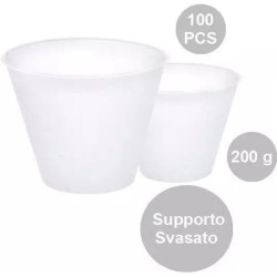 Supporti Svasati per Uova di Pasqua Fazzoletto (200g) – Base in Plastica di Alta Qualità (100 Pz)