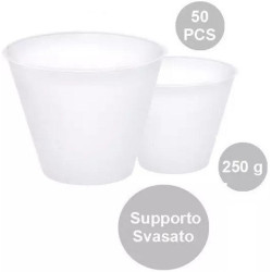 Supporti Svasati per Uova di Pasqua Fazzoletto (350g) – Base in Plastica di Alta Qualità (50 Pz)