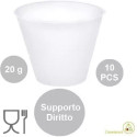 10 Supporti diritti per ovetti di pasqua fazzoletto da 20 g, tipo ovetti Kinder Sorpresa