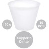 10 Supporti diritti per ovetti di pasqua fazzoletto da 150 g, in plastica trasparente, misura 80 mm x 47 mm h 61 mm 10 Supporti diritti per ovetti di pasqua fazzoletto da 150 g, in plastica trasparente, misura 80 mm x 47 mm h 61 mm