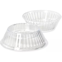 Supporti Crystal Trasparenti per Uova di Pasqua Stagnolate e Decorate (250/1Kg) – Base in Plastica di Alta Qualità (10/3Pz)