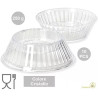 10 Supporti per uovo di pasqua, stagnolate e decorate, da 250 g, di colore cristallino 10 Supporti per uovo di pasqua, stagnolate e decorate, da 250 g, di colore cristallino