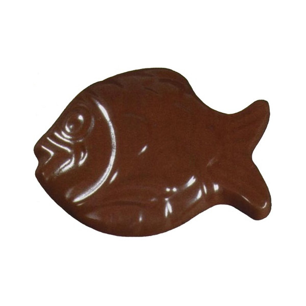 Pesce palla 60 g stampo policarbonato per pesce di cioccolato 73 x 95 mm