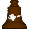Stampo campana 50 g, stampo in policarbonato a forma campana di cioccolato Stampo campana 50 g, stampo in policarbonato a forma campana di cioccolato