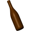 Bottiglie di vino 250 g stampo policarbonato per 2 bottiglie di cioccolato di ø82xh31,2 mm