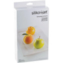 Ispirazioni di frutta Silikomart stampo silicone 6 tra mele, pesche ed albicocche ø62xh52 mm