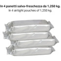 5 Kg Pasta di zucchero bianca Decora in 4 panetti salva freschezza da 1,250 kg