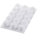 Stampo mela, ciliegia e pesca da 30 ml in silicone bianco da Silikomart