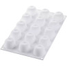 Stampo mela, ciliegia e pesca da 30 ml in silicone bianco da Silikomart Stampo mela, ciliegia e pesca da 30 ml in silicone bianco da Silikomart