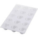Stampo mela, ciliegia e pesca da 30 ml in silicone bianco da Silikomart