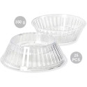 25 Supporti Crystal per uova di Pasqua stagnolate e decorate da 350 g, colore cristallino