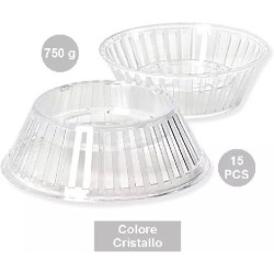 Supporti Crystal Trasparenti per Uova di Pasqua Stagnolate e Decorate (750g) – Base in Plastica di Alta Qualità (15 Pz)