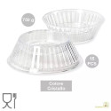 15 Supporti Crystal per uova di Pasqua stagnolate e decorate da 750 g, colore cristallino