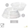 15 Supporti Crystal per uova di Pasqua stagnolate e decorate da 750 g, colore cristallino 15 Supporti Crystal per uova di Pasqua stagnolate e decorate da 750 g, colore cristallino