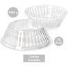 15 Supporti per uovo di Pasqua stagnolate e decorate da 1 Kg, a forma barchetta colore trasparente effetto cristallino 15 Supporti per uovo di Pasqua stagnolate e decorate da 1 Kg, a forma barchetta colore trasparente effetto cristallino