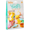Tagliapasta fantasie di pasqua Decora set 5 cutter in metallo colorato