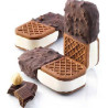 Crock Silikomart: stampo silicone per gelati tipo MaxiBon su vassoio Crock Silikomart: stampo silicone per gelati tipo MaxiBon su vassoio