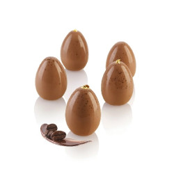 Egg 30 Silikomart: stampo in silicone 12 mini uova 3D da 30 ml di ø34 h 47 mm