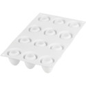 Egg 30 Silikomart: stampo in silicone 12 mini uova 3D da 30 ml di ø34 h 47 mm
