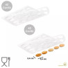 Oval Chablon Silikomart: set 2 stampi in silicone per 84 decorazioni ovali di dimensioni 2,4x3,4xh0,2 cm Oval Chablon Silikomart: set 2 stampi in silicone per 84 decorazioni ovali di dimensioni 2,4x3,4xh0,2 cm