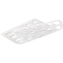 Oval Chablon Silikomart: set 2 stampi in silicone per 84 decorazioni ovali di dimensioni 2,4x3,4xh0,2 cm