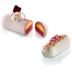 Jr. Pillow Silikomart stampo silicone bianco19x7,3xh6 cm 600 ml con cutter