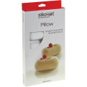 Pillow 80 Silikomart: stampo in silicone bianco con cutter per monoporzioni a forma di pillole