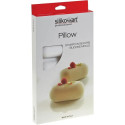 Pillow 80 Silikomart: stampo in silicone bianco con cutter per monoporzioni a forma di pillole