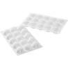 Cupido 30 Silikomart stampo silicone con cutter in plastica per 15 piccoli cuori 45x44 h 24 mm Cupido 30 Silikomart stampo silicone con cutter in plastica per 15 piccoli cuori 45x44 h 24 mm