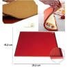 Tapis Roulade 01Silikomart: tappetino con bordi in silicone teglia da 42,2x35,2xh0,8 cm