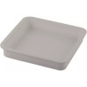 Quadro Silikomart: stampo in silicone grigio per torta quadrata dimensioni 21x21xh 3,5 cm