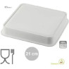 Quadro Silikomart: stampo in silicone grigio per torta quadrata dimensioni 21x21xh 3,5 cm Quadro Silikomart: stampo in silicone grigio per torta quadrata dimensioni 21x21xh 3,5 cm