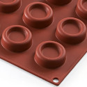Mini Dessert Round Silikomart stampo silicone 15 mini dessert tondi ø4xh1,3 cm