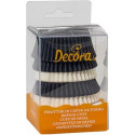 Set di 75 pirottini per muffin in carta bianca e nera di ø5xh3,2 cm da Decora