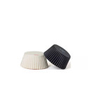 Set di 75 pirottini per muffin in carta bianca e nera di ø5xh3,2 cm da Decora
