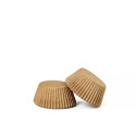 75 Pirottini muffin in carta marrone naturale di diametro 5 cm ed altezza 3,2 cm da Decora