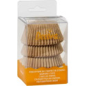 75 Pirottini muffin in carta marrone naturale di diametro 5 cm ed altezza 3,2 cm da Decora