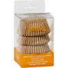 75 Pirottini muffin in carta marrone naturale di diametro 5 cm ed altezza 3,2 cm da Decora