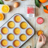 Pirottini muffin in carta forno di diametro 5 cm ed altezza 3,2 cm da Decora