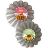 Sampo babà o budino a margherita senza tubo in acciaio antiaderente Decora di ø20 o ø24 cm Sampo babà o budino a margherita senza tubo in acciaio antiaderente Decora di ø20 o ø24 cm