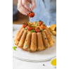 Da 20 a 28 cm stampo babà o budino a margherita con tubo in metallo antiaderente h8,5 cm Decora Da 20 a 28 cm stampo babà o budino a margherita con tubo in metallo antiaderente h8,5 cm Decora
