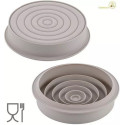 Color Silikomart: stampo in silicone grigio per torte ø20xh5 cm con effetto 3D